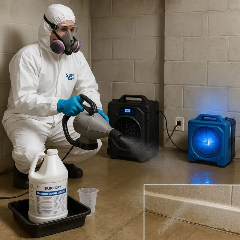Sanitization and Odor Removal process in Norco, CA